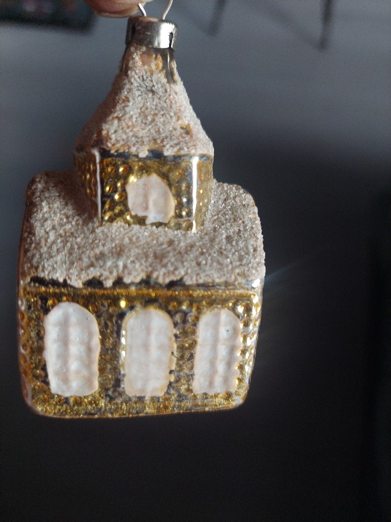 Vintage kerkje goud, Ophalen of Verzenden, Zo goed als nieuw