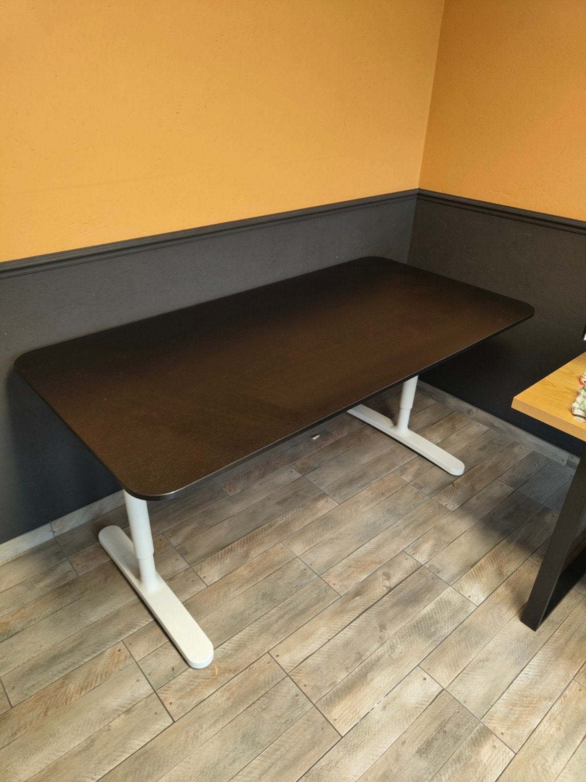 Ikea bureau Bekant, Huis en Inrichting, Ophalen, Zwart, 160 cm, Scandinavisch