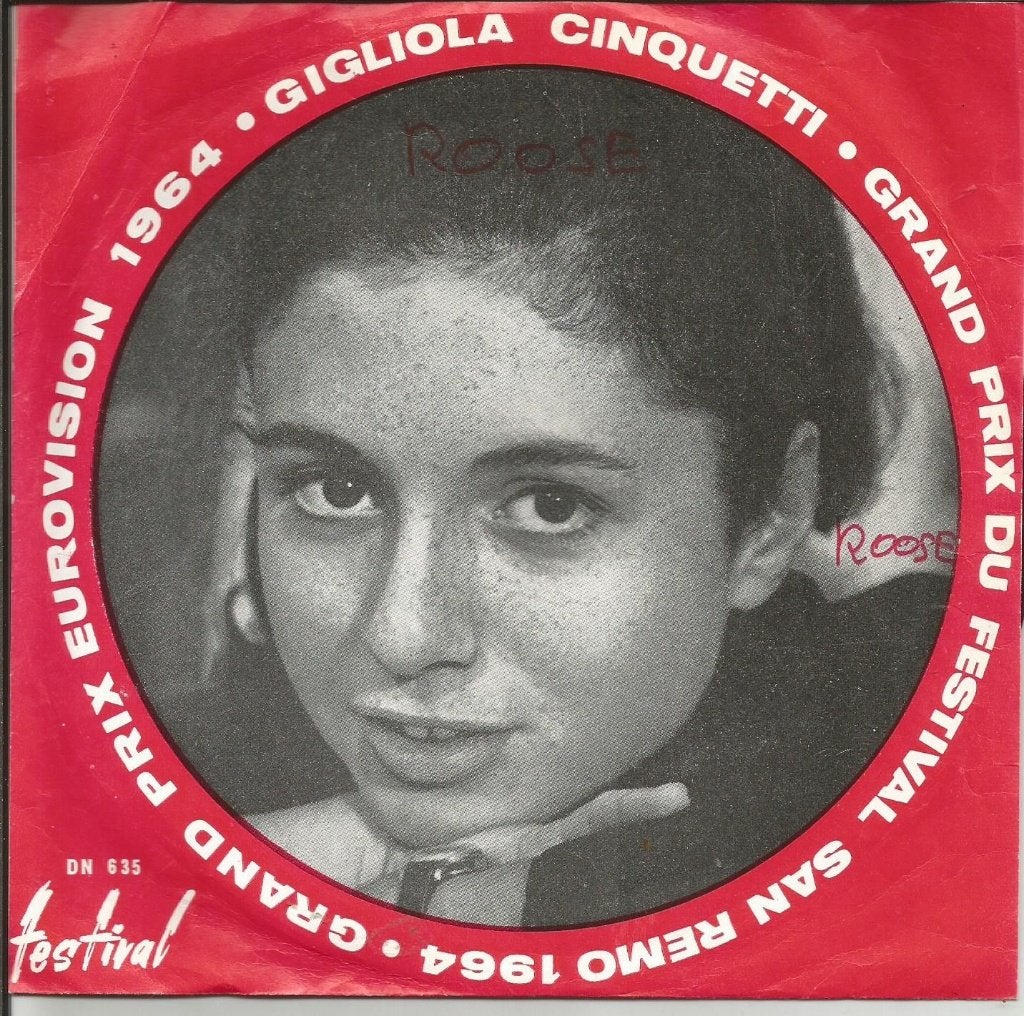 Gigliola Cinquetti - Non Ho L'eta   - Eurovision '64 -, Cd's en Dvd's, Ophalen of Verzenden, 7 inch, Pop