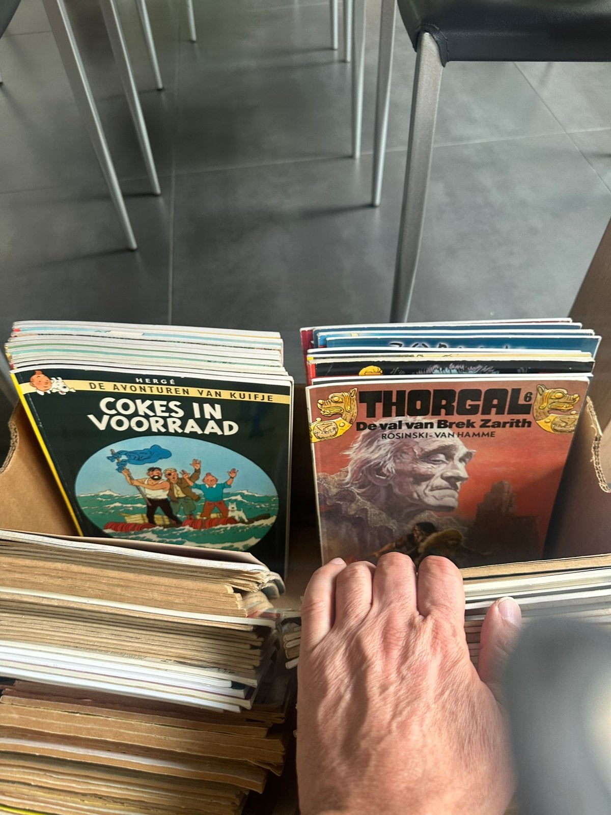 Lot van 150 strips, Livres, Plusieurs BD, Enlèvement, Utilisé