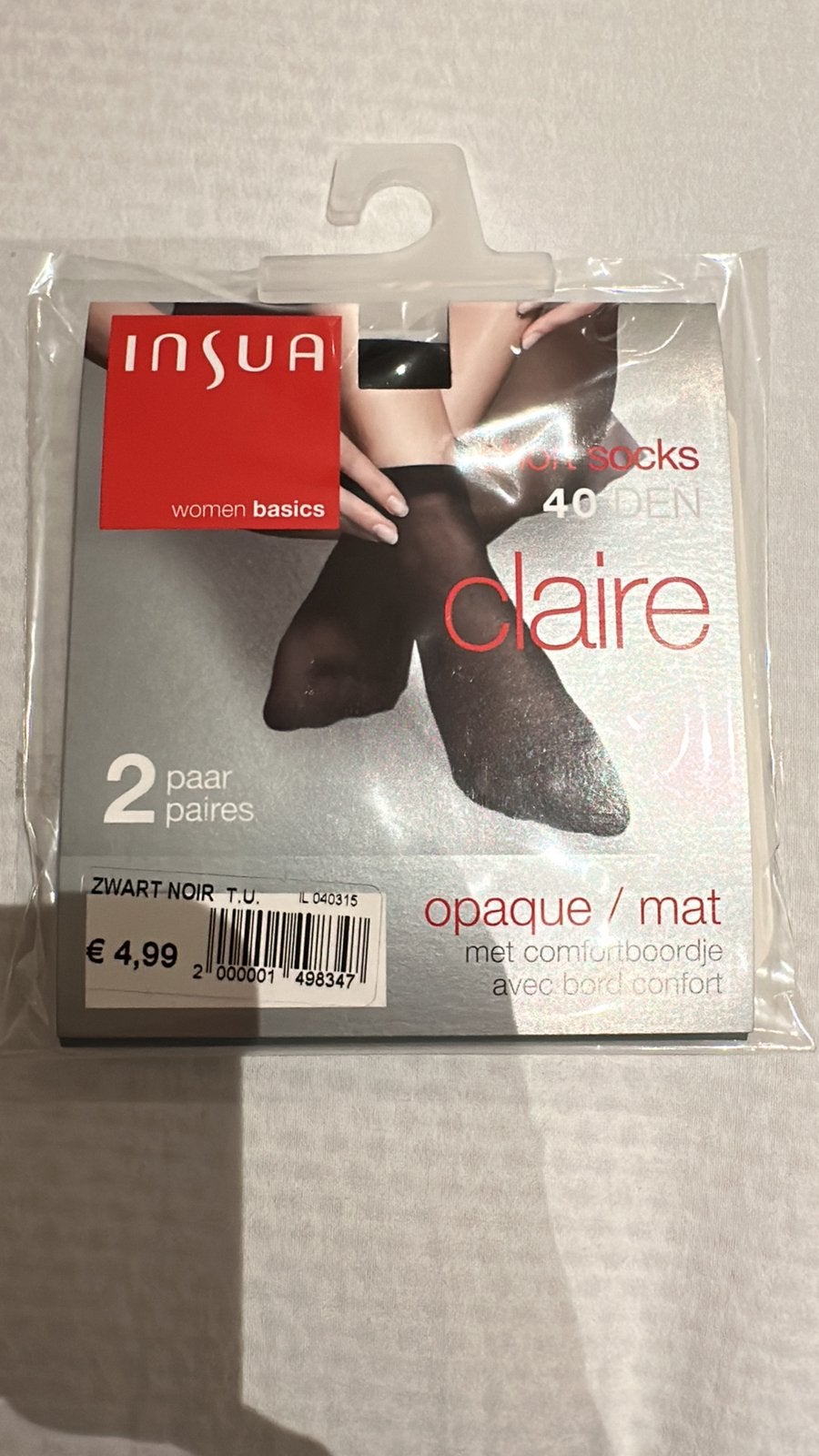 Nieuwe voile enkelkousen, Enlèvement ou Envoi, Neuf, Noir, Socquettes et Bas genoux