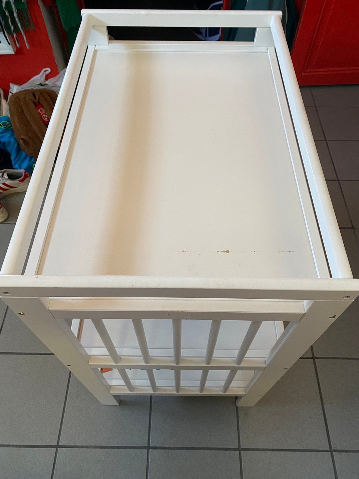 Luiertafel ikea incl verververskussen ikea, Ophalen, Gebruikt