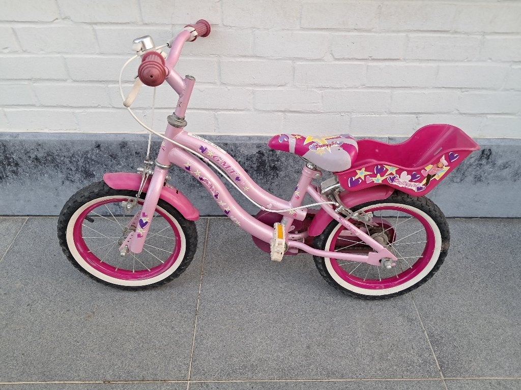 meisjesfiets pretty girl roze 14 inch, Vélos & Vélomoteurs, Overige merken, Frein sur jante, Enlèvement, Utilisé