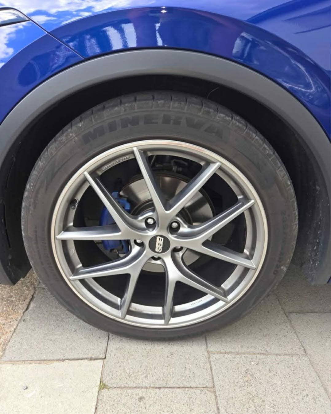 BBS CI-R 20 inch 5x112 met banden, Auto-onderdelen, Banden en Velgen, Ophalen, 20 inch, Band(en)