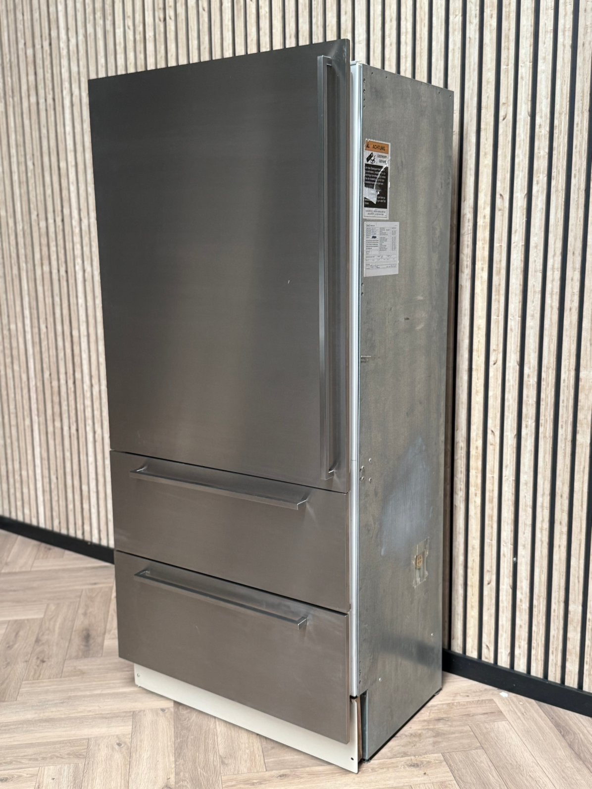 Luxe Sub Zero Koelkast Inox + Vriesgedeelte, Ophalen of Verzenden