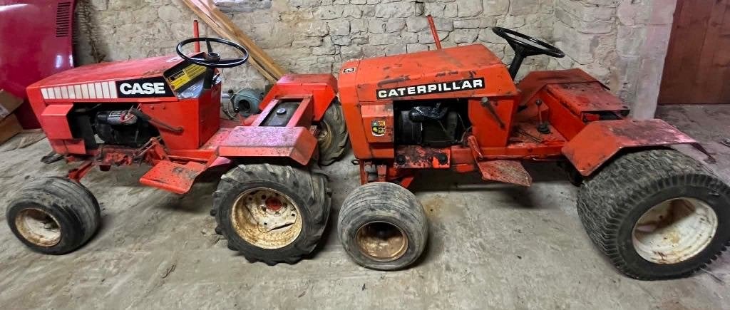 Tracteur tondeuse - 2 x Case 210 à restaurer / non complet, Jardin & Terrasse, Enlèvement, Utilisé