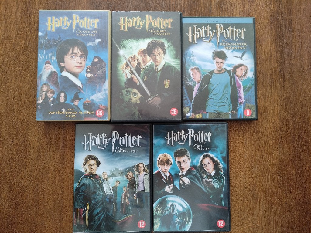 Harry Potter 2 VHS et 3 DVD, Enlèvement ou Envoi