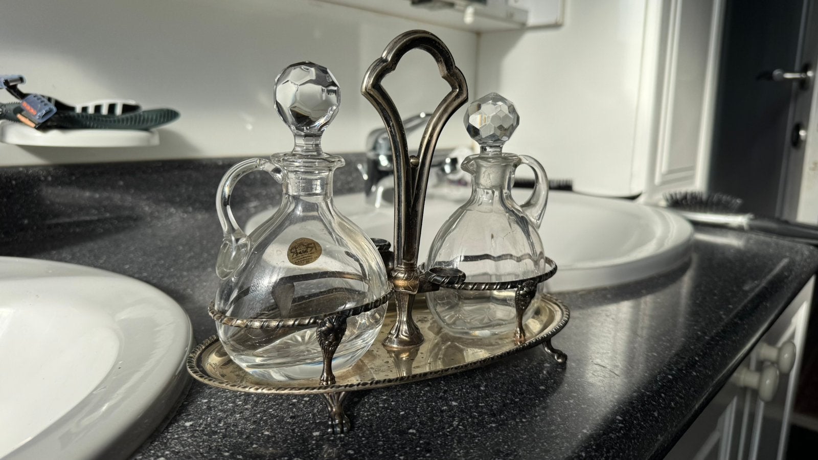 Unieke vintage zilveren set (keurmerk 800)