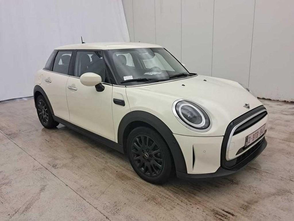 MINI Cooper One AUT + Lederen interieur + Navi + LED met sl, Auto's, Automaat, 75 kW, Wit, Bedrijf