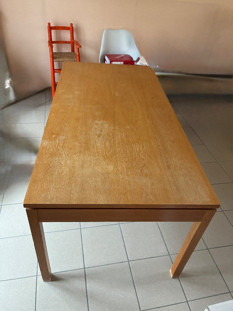 Living tafel, Ophalen, Gebruikt, 100 tot 150 cm, Eikenhout