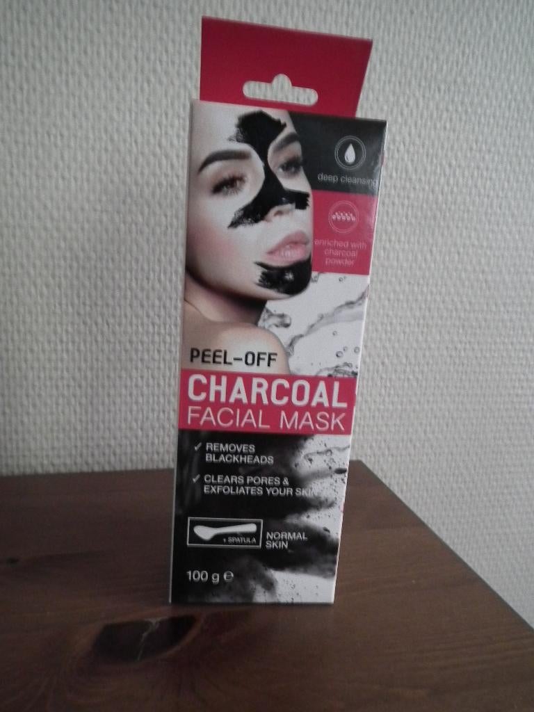 Masque visage charbon de bois (Peel - Off) Charcoal, Envoi, Neuf, Tout le visage, Soins