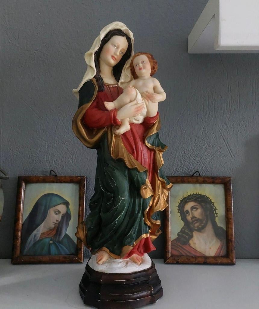 Statut de saint Marie et Jesus-Christ 15cm, Enlèvement
