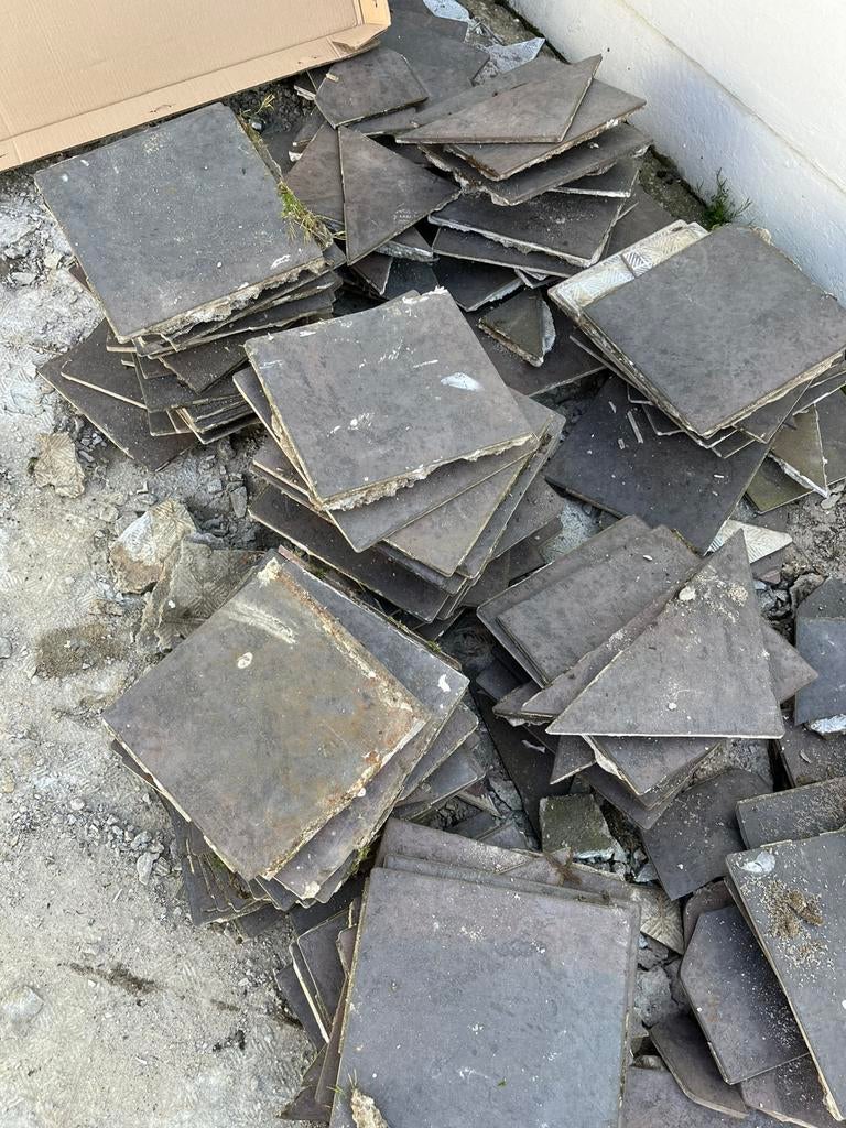 Gratis terrastegels (30x30 cm) – 10 m² bruikbaar, Ophalen, Gebruikt, 10 m² of meer, Beton