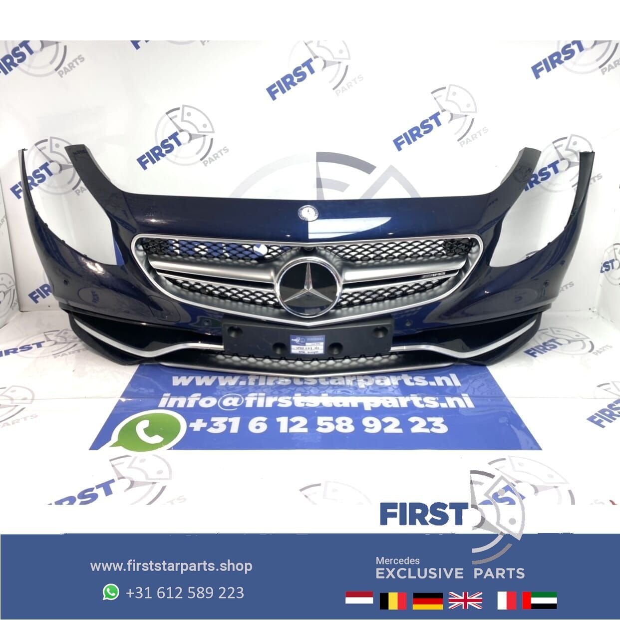 W222 W217 C217 S KLASSE COUPÉ CABRIO S63 S65  AMG VOORBUMPER, Gebruikt, -, Voor, Ophalen of Verzenden