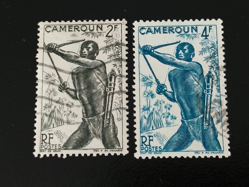 Kameroen 1946 - boogschutter, Verzenden, Overige landen, Gestempeld