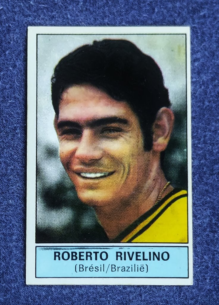 Panini sticker voetbal card ' FB 1972 - R. Rivelino ', Verzamelen, Ophalen of Verzenden, Nieuw, Poster, Plaatje of Sticker