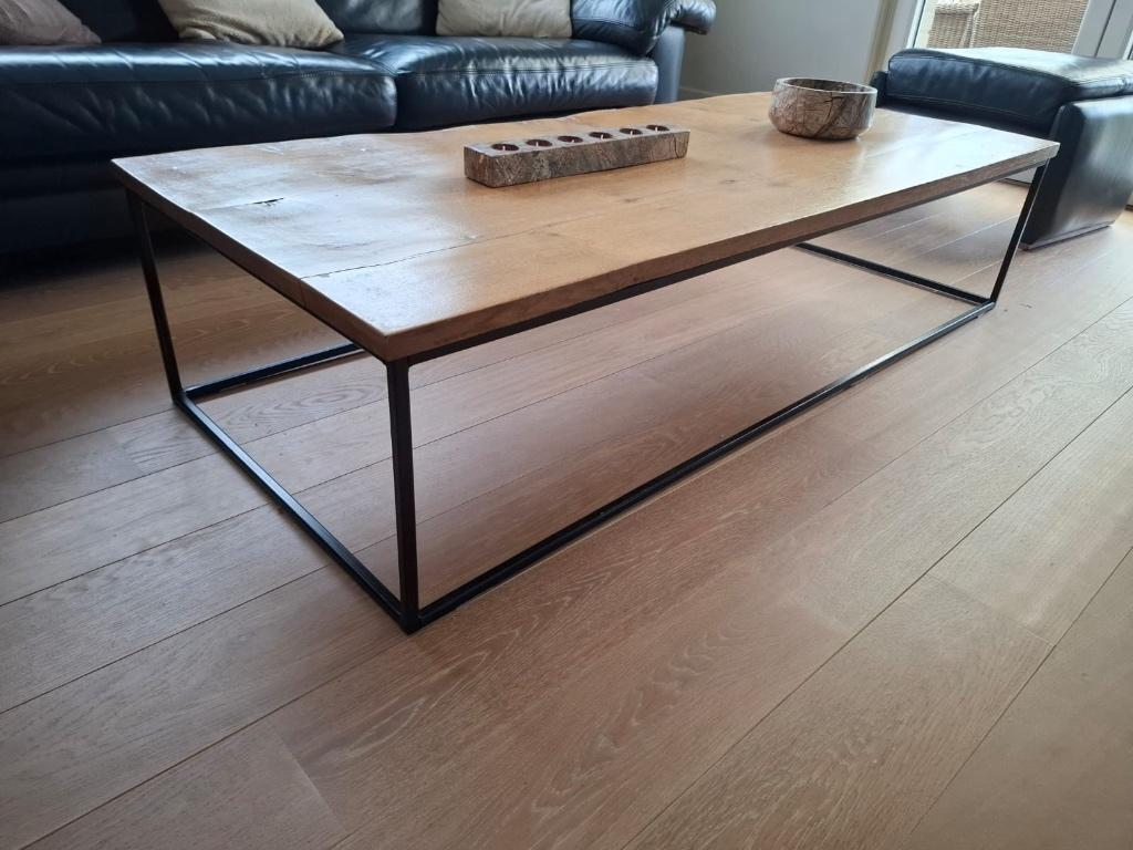 Salontafel, Huis en Inrichting, Tafels | Salontafels, Ophalen, Eikenhout, 50 tot 100 cm, 150 tot 200 cm