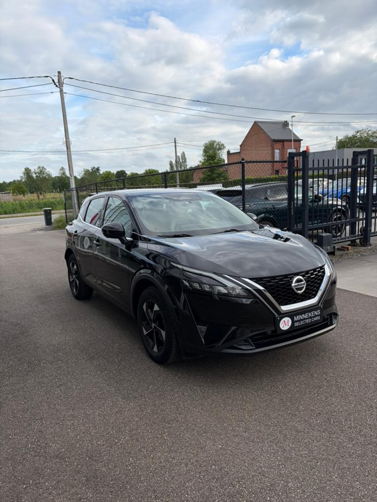 Nissan Qashqai  Business edition 1.3 Mild Hybride  80000 km, Auto's, Nissan, Voorwielaandrijving, 4 cilinders, Zwart, Leder