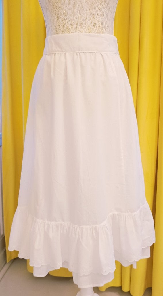 Jupe midi réservée, taille M/L, Vêtements | Femmes, Jupes, Taille 38/40 (M), Enlèvement ou Envoi, Comme neuf, Blanc