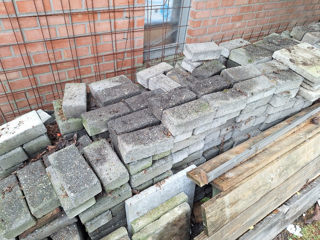Betontegels gratis af te halen, Tuin en Terras, Ophalen, Gebruikt, Minder dan 5 m², Klinkers