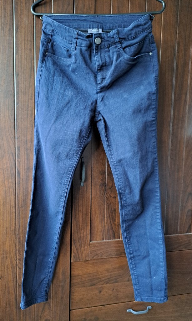 Blauwe broek maat M, Maat 38/40 (M), Blauw, Ophalen of Verzenden, Lang