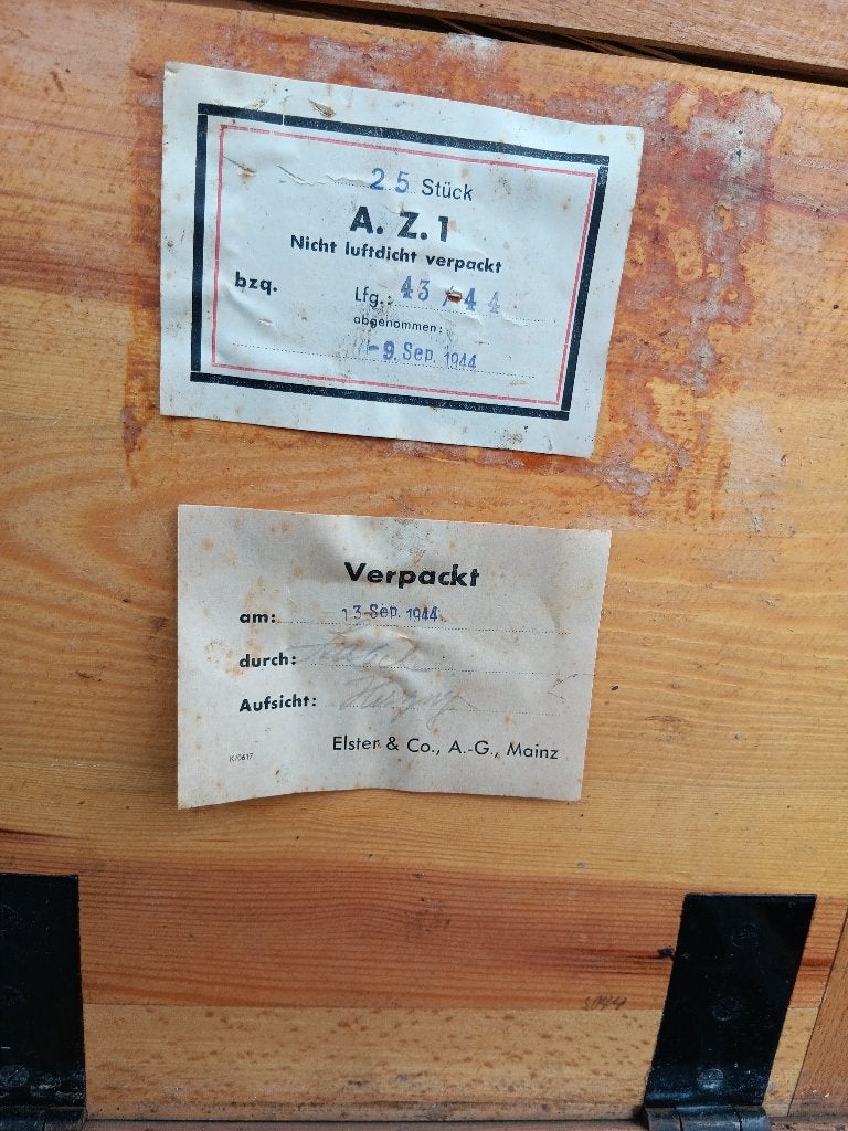 Duitse munitiekist WO2, Verzamelen, Ophalen of Verzenden