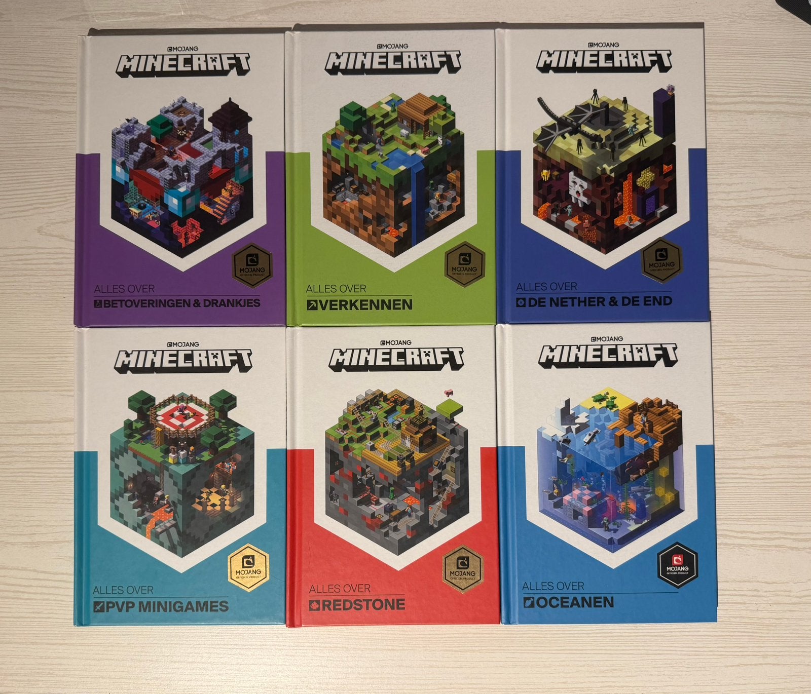 6 boeken van het videospel Minecraft, Livres, Enlèvement ou Envoi