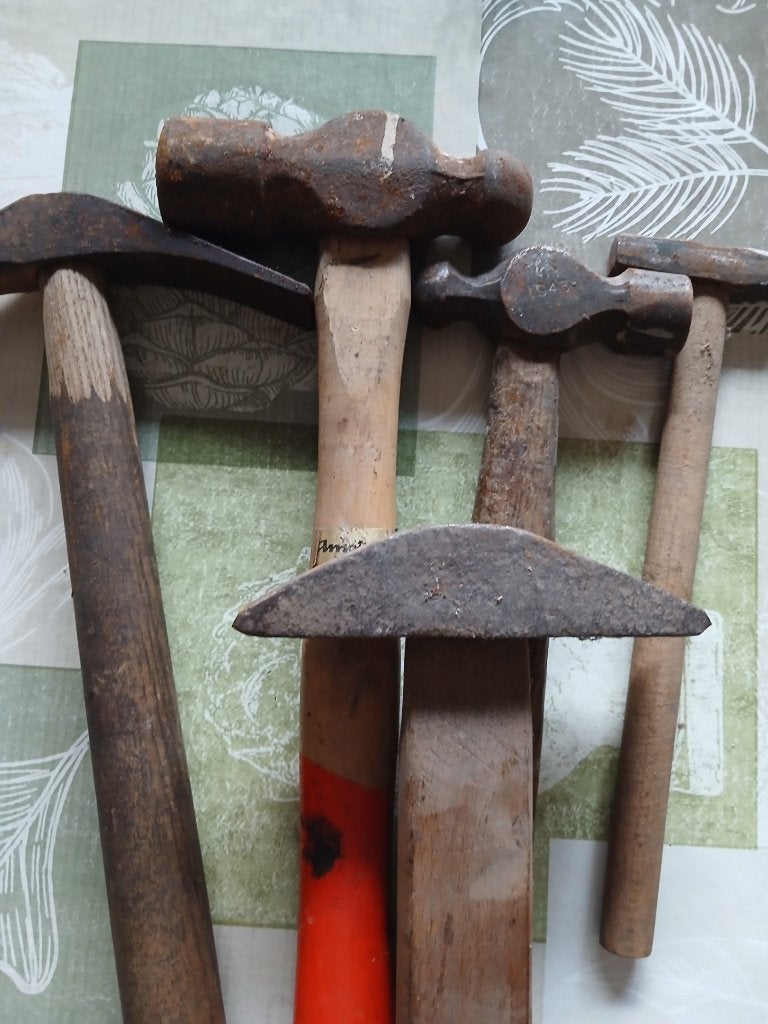 1 lot de 5 marteaux, Ophalen, Gebruikt