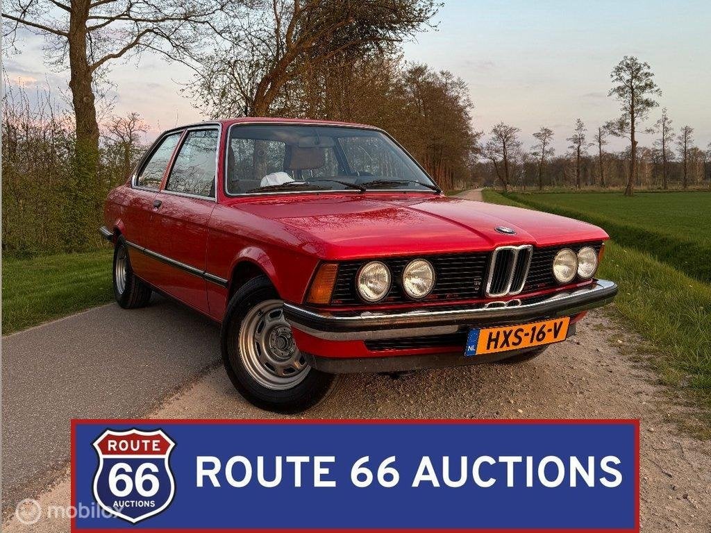 BMW 320 | 1978 | Route 66 Auctions, Zwart, Bedrijf, Handgeschakeld, Overige carrosserie