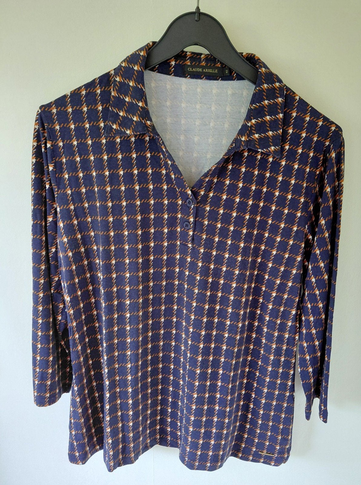Dames blouse / poloshirt Claude Arielle maat 42, Taille 42/44 (L), Enlèvement, Porté, Claude Arielle