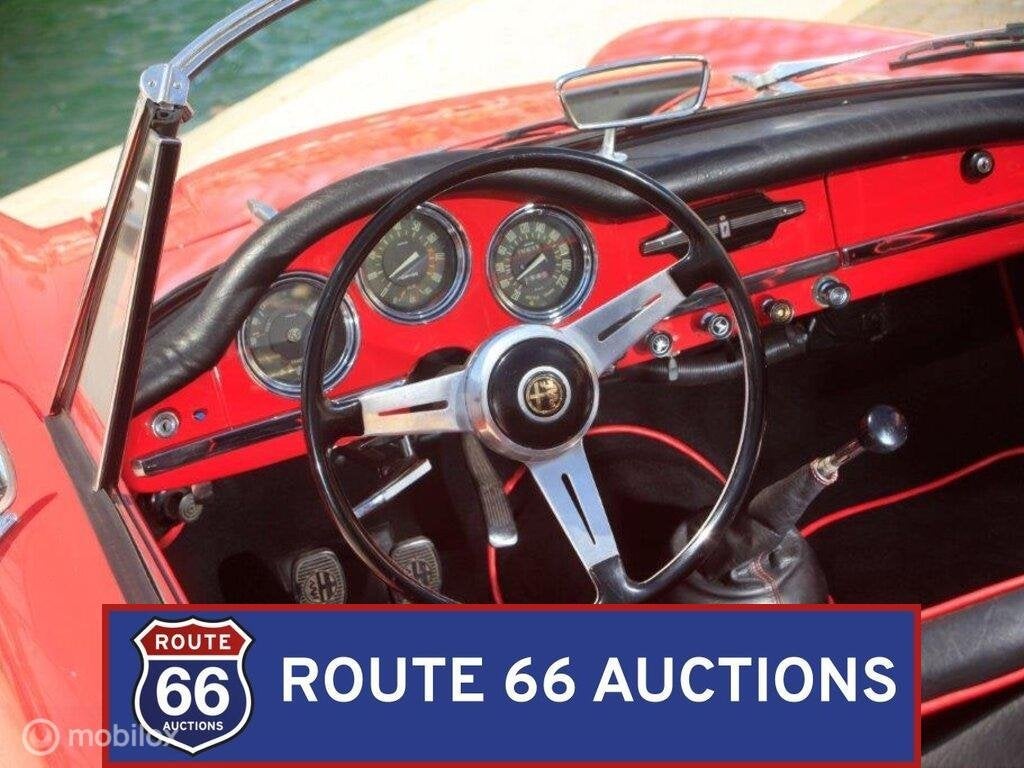Alfa Romeo Giulia Spider 1600 | 1964 | Route 66 Auctions, Achat, Entreprise, Boîte manuelle, Autre carrosserie