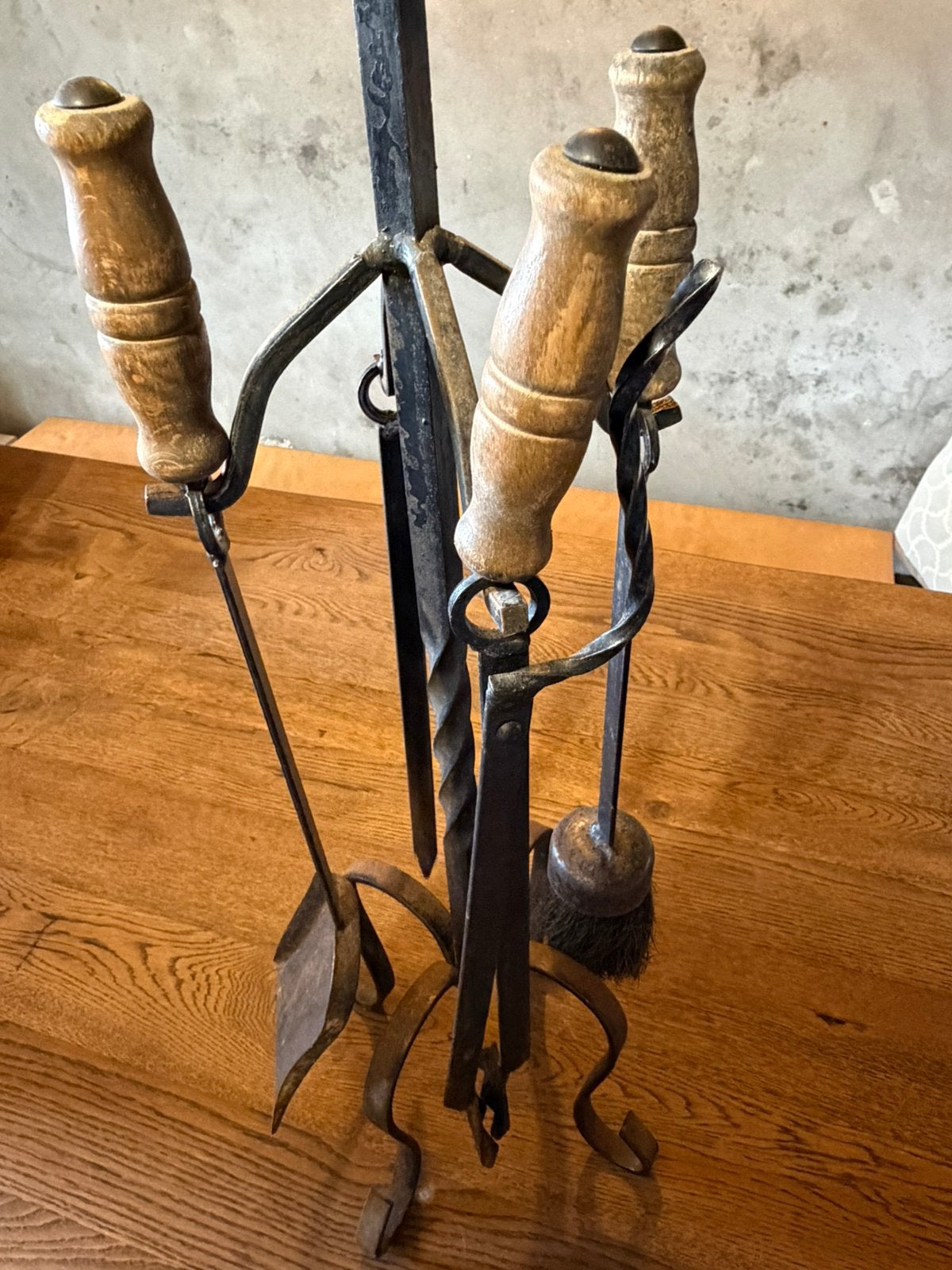 Haardset - stevige tools voor buitenhaard/oven/bbq, Ophalen, Gebruikt