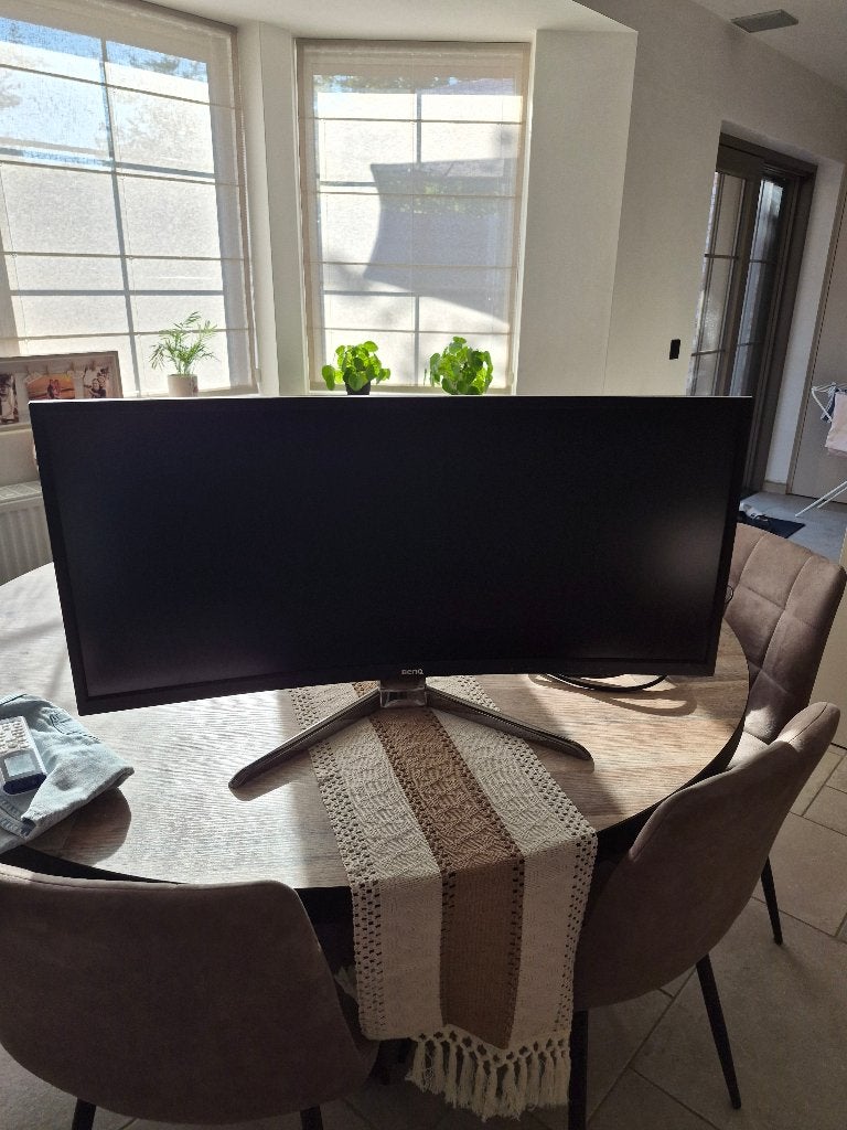 BenQ ultra wide curved gaming monitor 1080p, Gebruikt, 101 t/m 150 Hz, Full HD, BenQ