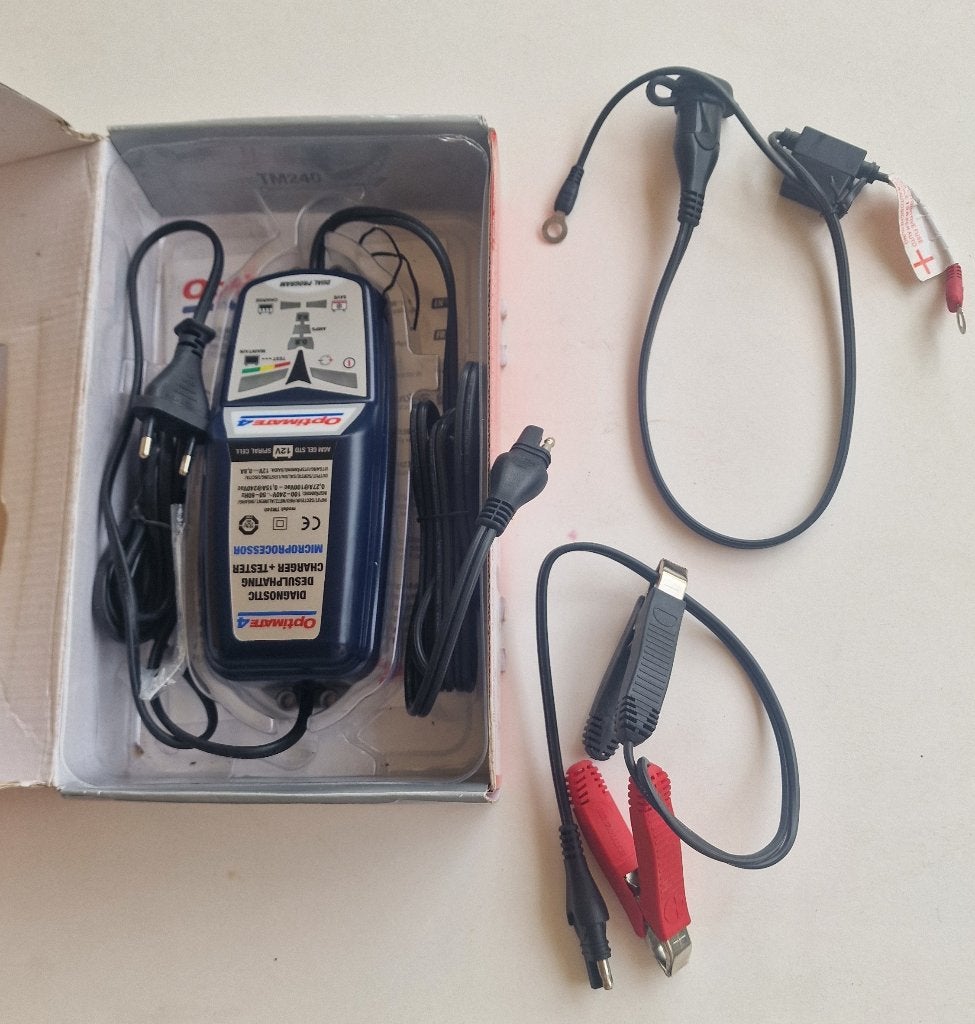 Chargeur de batterie automatique Optima 4 pour batteries 12V, Enlèvement ou Envoi, Utilisé