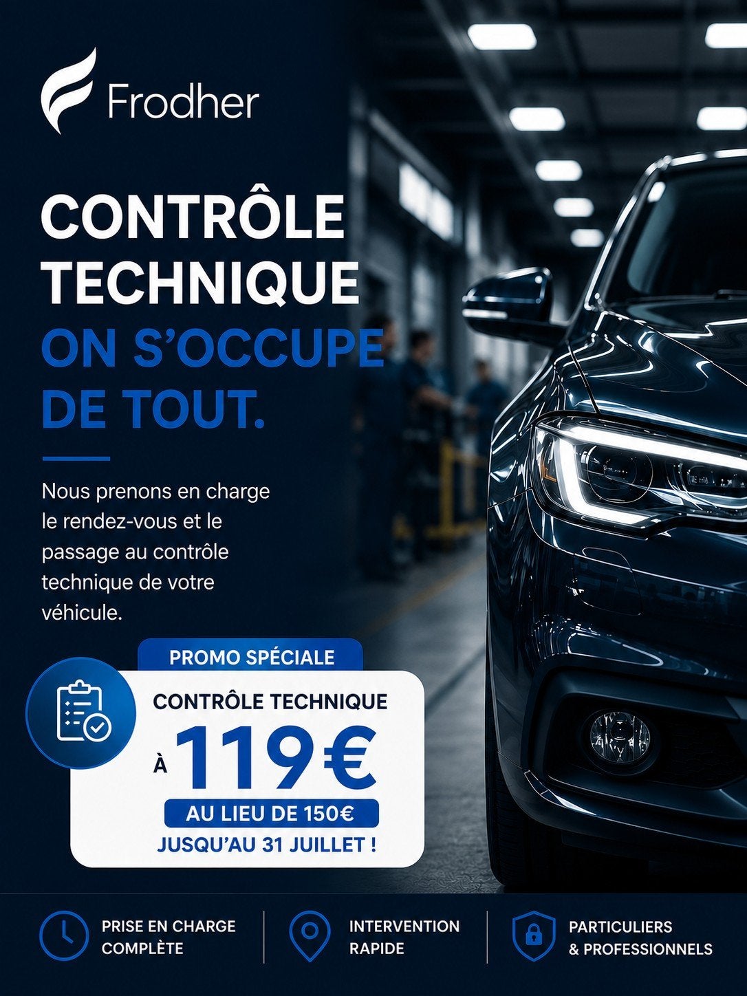 KORTING - 31/07 ! Technische keuring, Diensten en Vakmensen, Koeriers, Chauffeurs en Taxi's, Chauffeursdiensten
