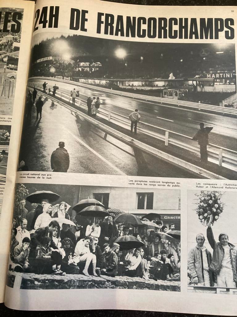 Les 24h de Francorchamps 1970 - Le Patriote Illustré 2/8/70, Ophalen of Verzenden