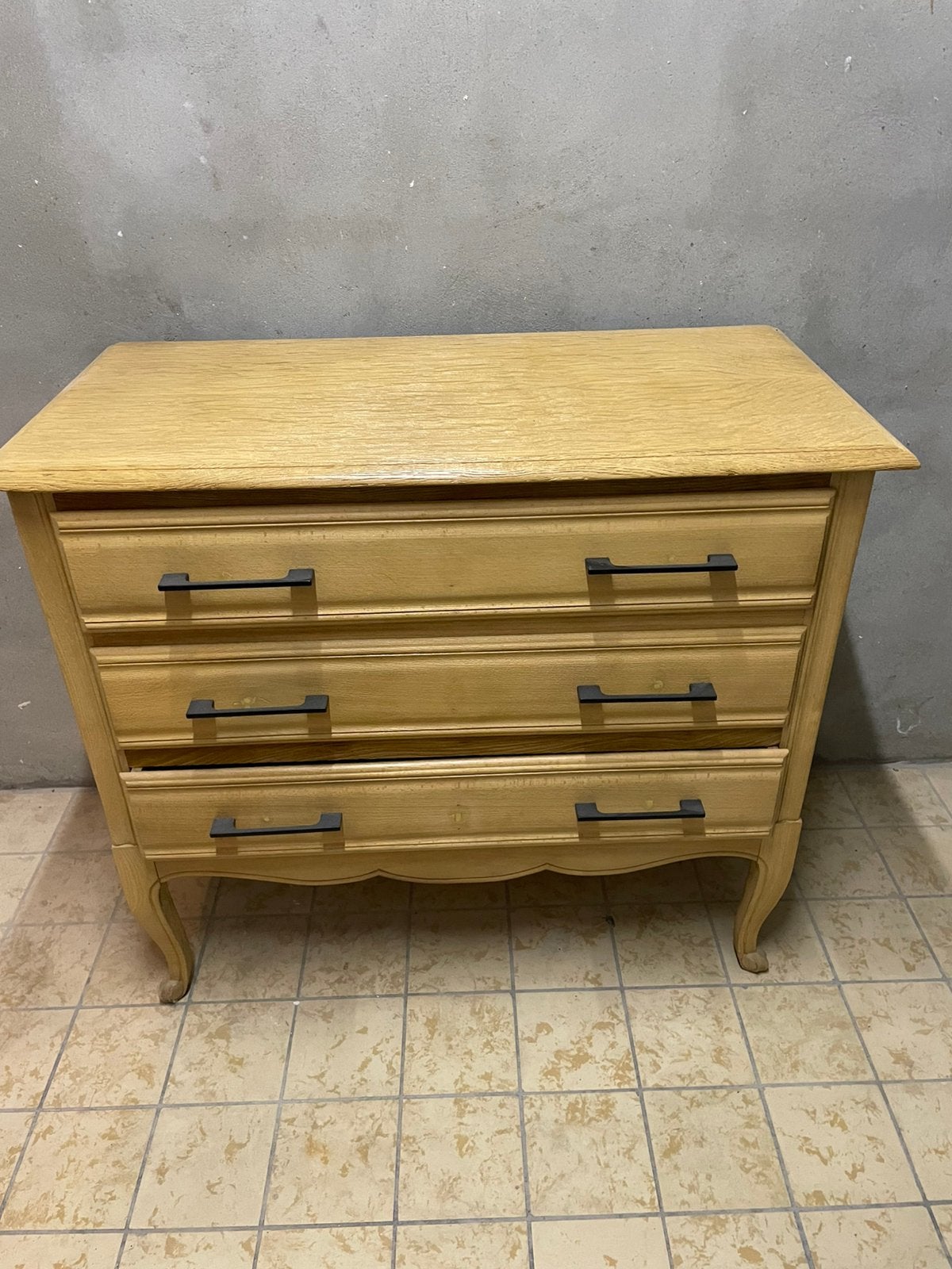 Commode en chene massif, 3 ou 4 tiroirs, Moins de 100 cm, Comme neuf, Enlèvement
