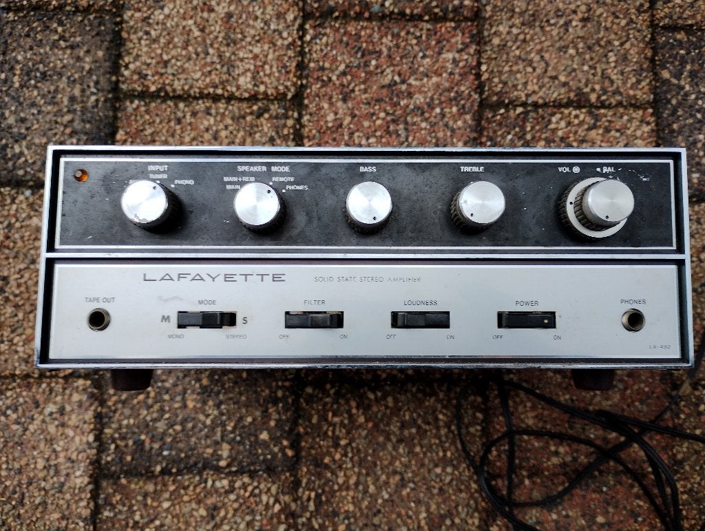 Solid state Stereo amplifier, Audio, Tv en Foto, Ophalen, Gebruikt, Stereo
