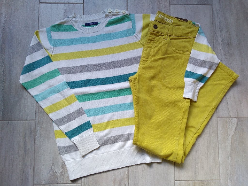 ★ M140 - Set Trui met broek, Ophalen of Verzenden, Zo goed als nieuw, Jongen, Trui of Vest