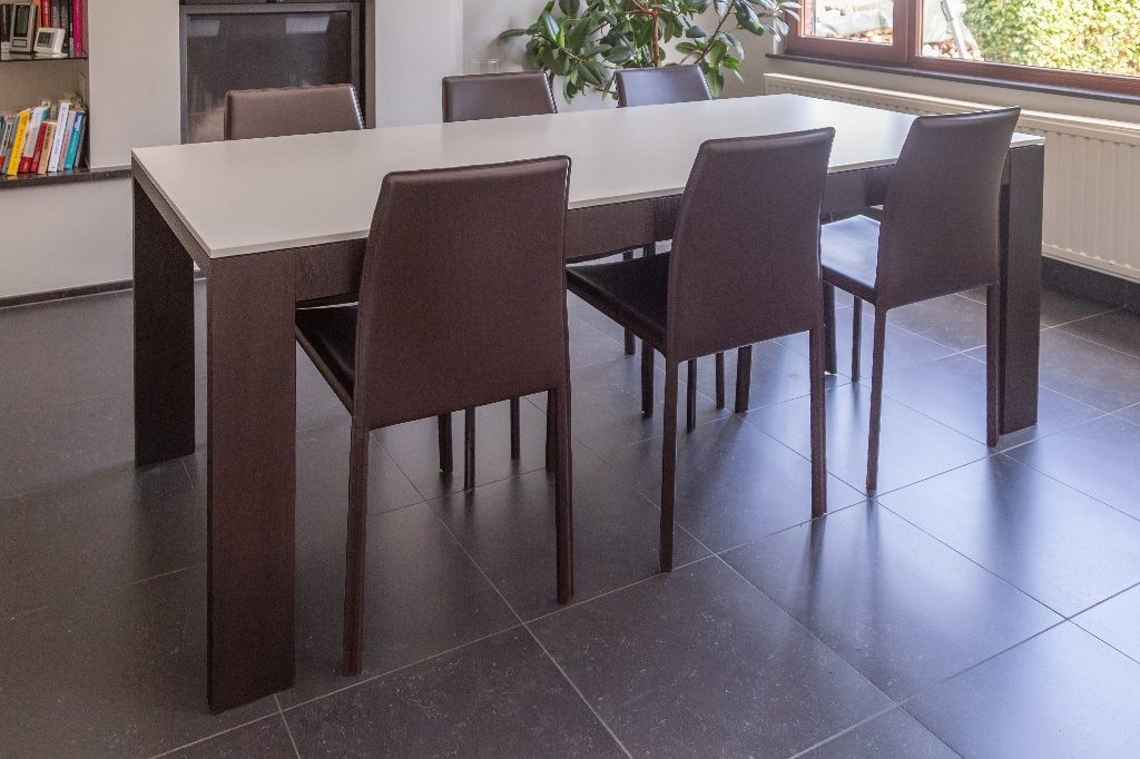Salle à manger contemporaine, Maison & Meubles, Enlèvement, Utilisé, Contemporain, 6 à 8 chaises