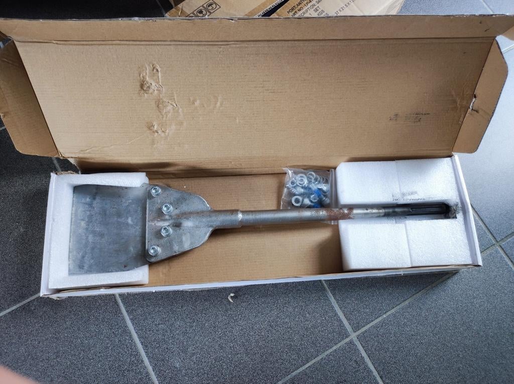 Vloerschraper SDS MAX 635x150mm, Ophalen