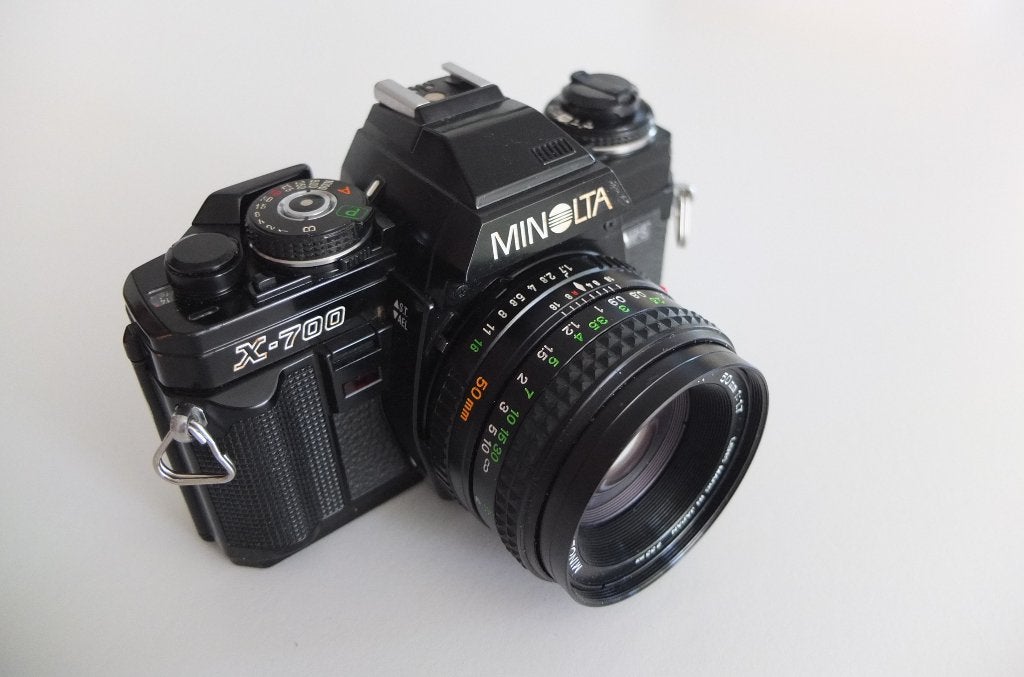 Minolta X700, Ophalen of Verzenden, Zo goed als nieuw, Spiegelreflex, Minolta