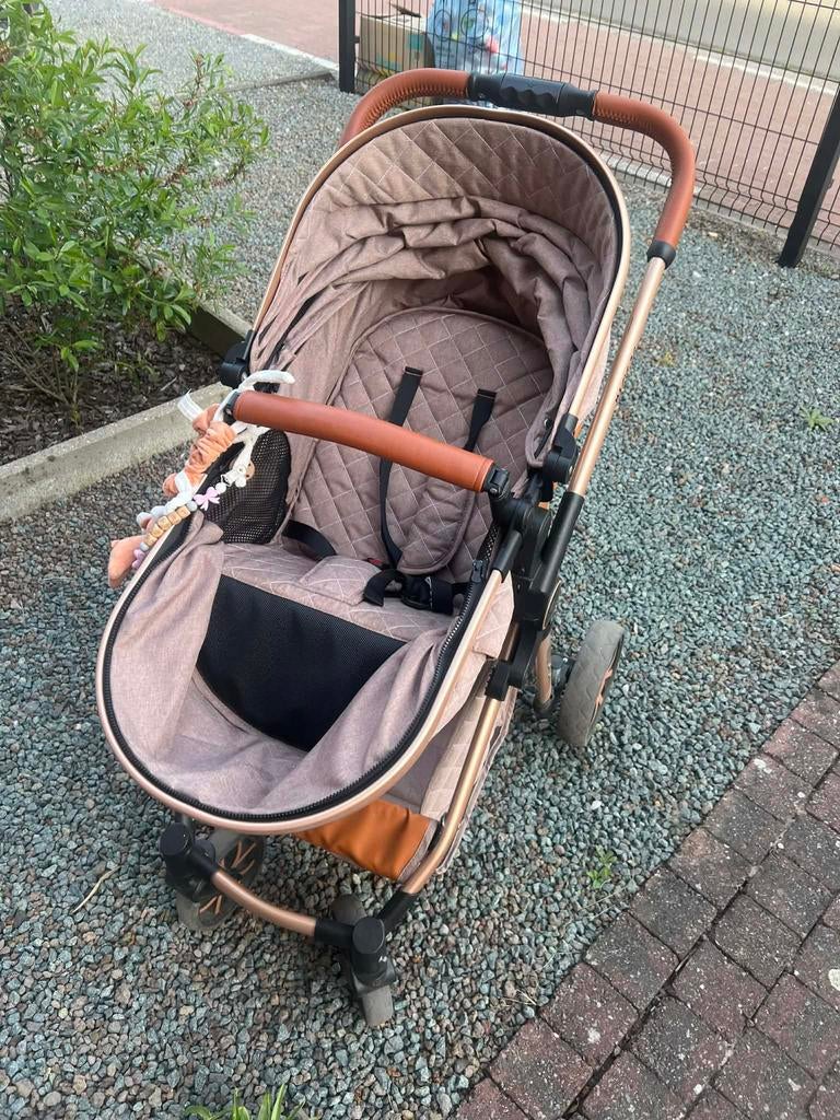3 in 1 buggy, Kinderen en Baby's, Kinderwagens en Combinaties, Gebruikt, Combiwagen, Overige merken, Duowagen, Met reiswieg, Ophalen