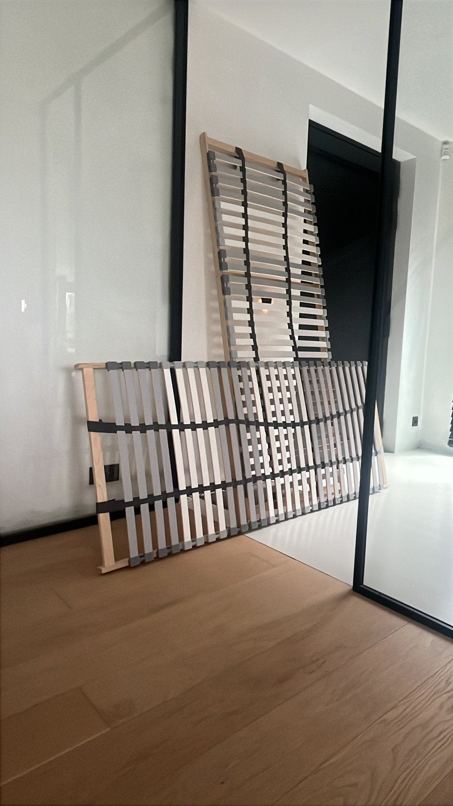 Lattenbodems 2x80 cm, Ophalen, Zo goed als nieuw, 80 cm, Bedbodem