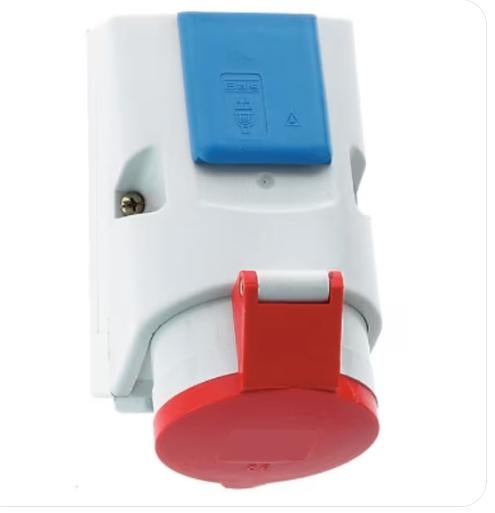 Prise murale CEE COMBI 32A 3P+N+T 400V + mono 16A 2P+T 230V, Enlèvement ou Envoi, Comme neuf, Prise de courant