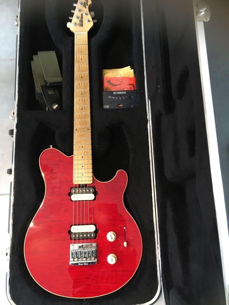 Muziekman Axis Super Sport, Muziek en Instrumenten, Ophalen, Gebruikt, Solid body, Overige merken