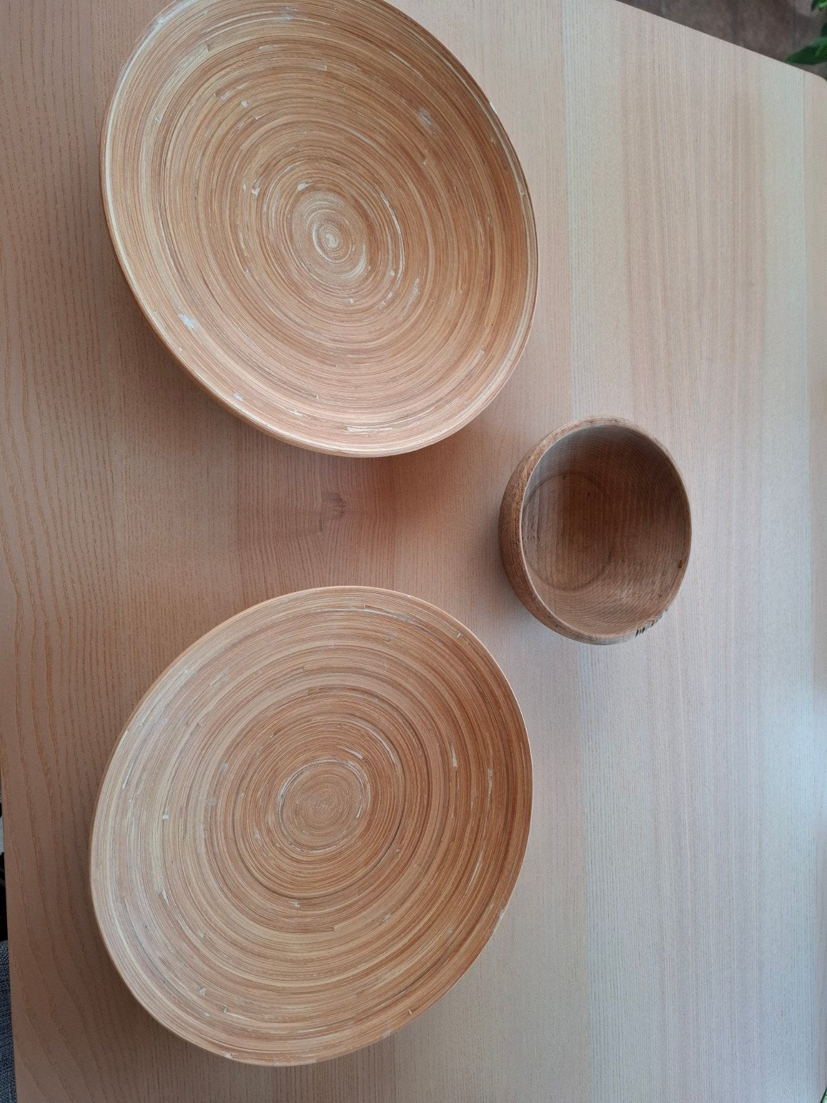 3 houten schalen, Ikea, alles voor 10 euro, Ophalen