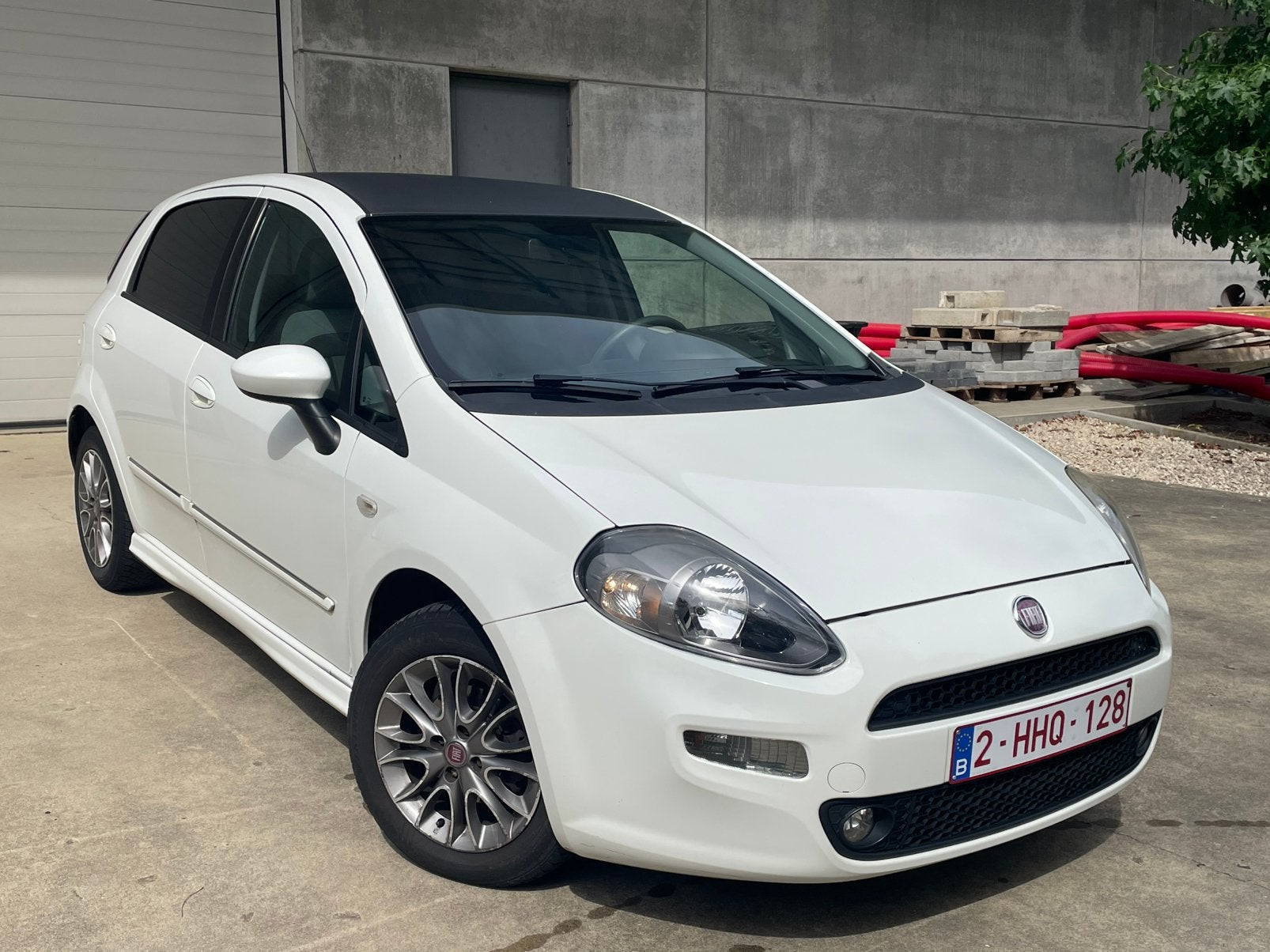Fiat punto 1.2i/Sport/Airco/Euro5/2012/219Dkm, Auto's, Stof, Wit, 5 deurs, Particulier