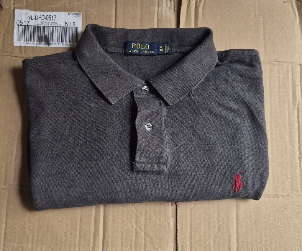 Ralph Lauren | polo's met korte mouwen | grey  | XL |, Gris, Enlèvement ou Envoi, Comme neuf, Taille 56/58 (XL)