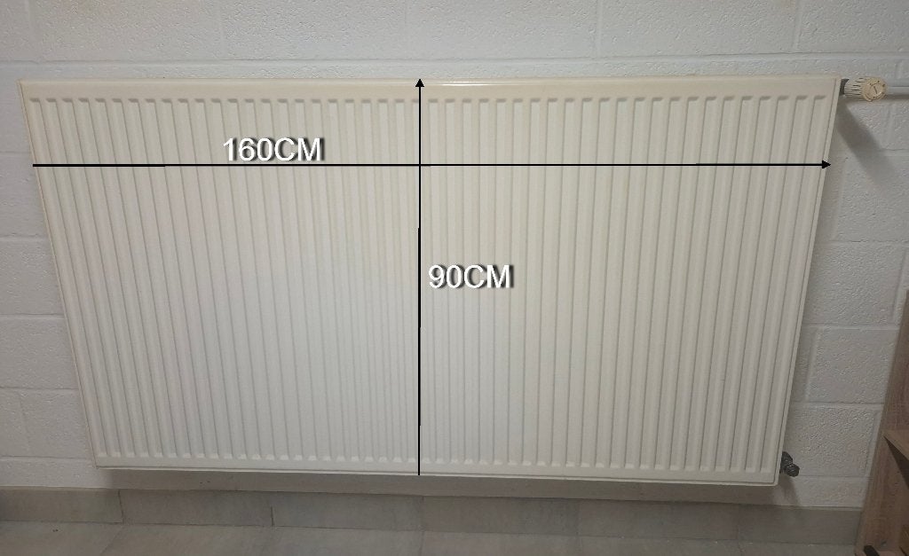 RADIATOR 160 X 90 CM, Doe-het-zelf en Bouw, Verwarming en Radiatoren, Ophalen, Gebruikt, Radiator, 150 cm of meer